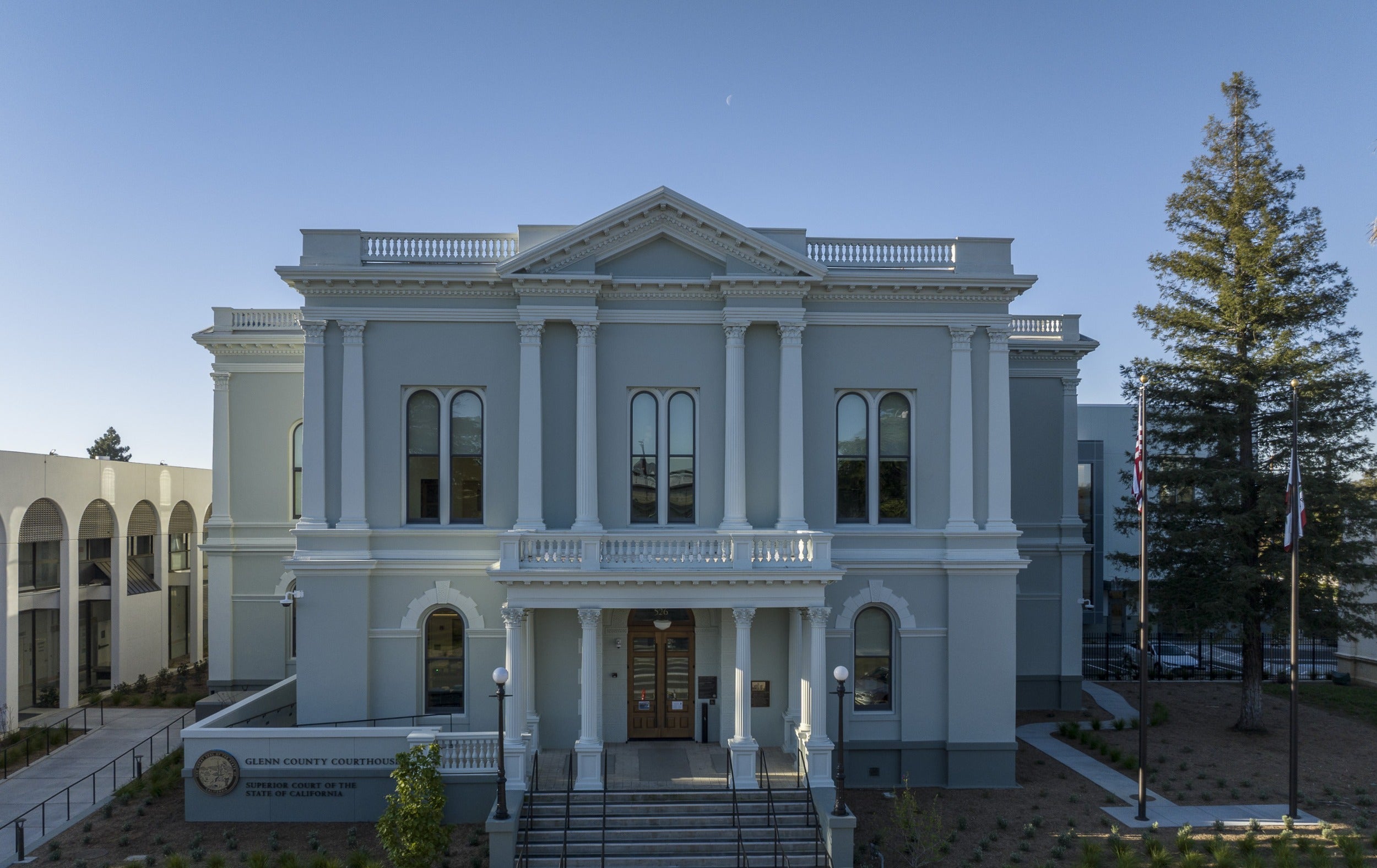 Front facing photo of the Glenn County Superior Court